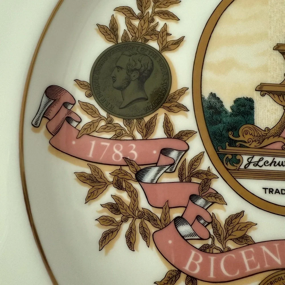 Wedgwood Schweppes 1773-1983 Bicentennial Commemorative Plate